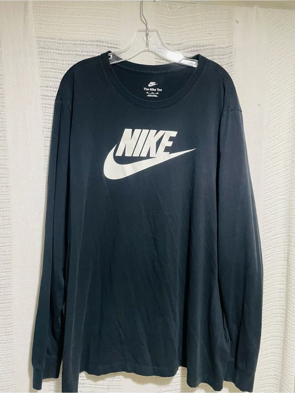 Nike Men's Long Sleeve Logo T-Shirt - Black 3xl big tall